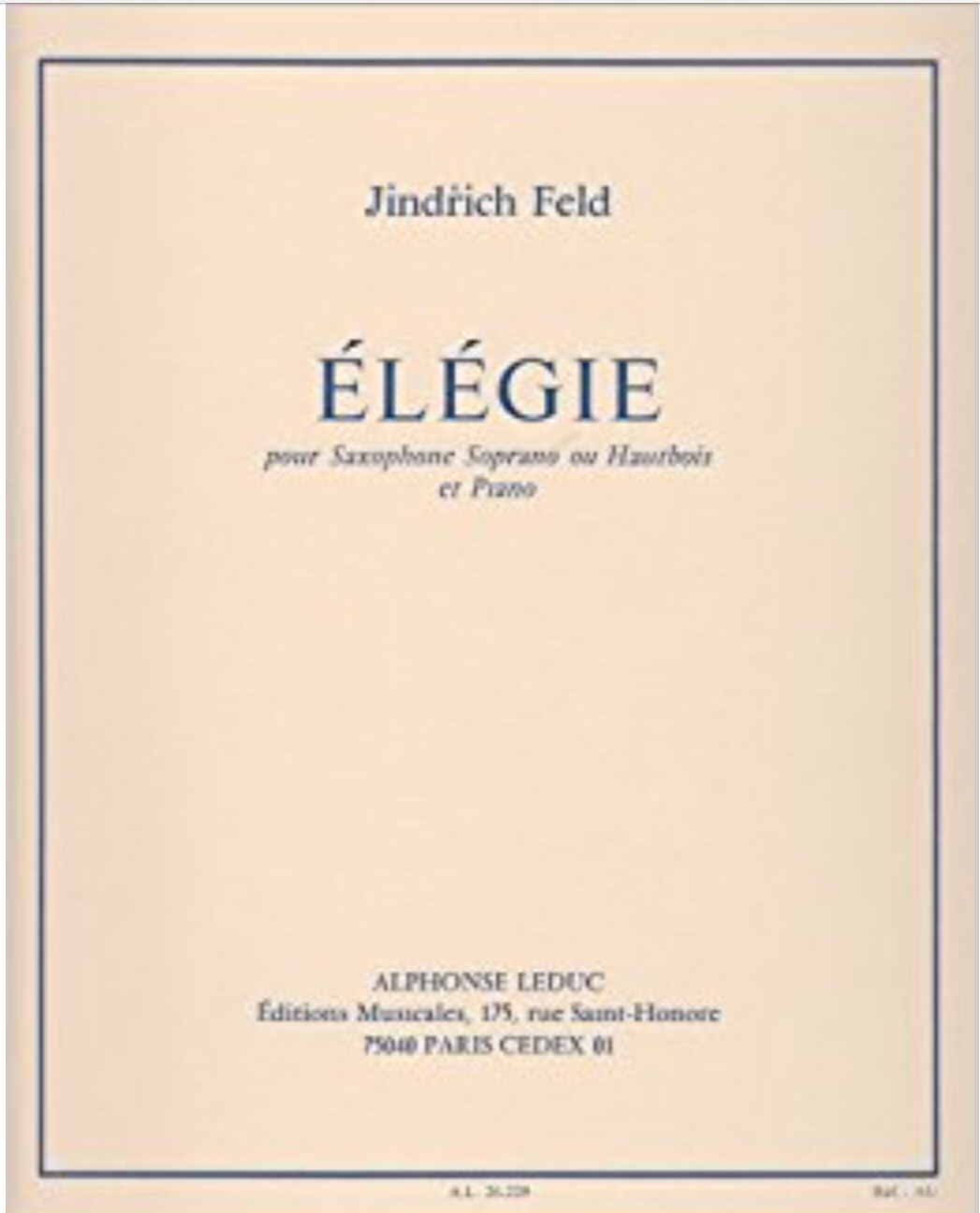Elegie by Jindrich Feld