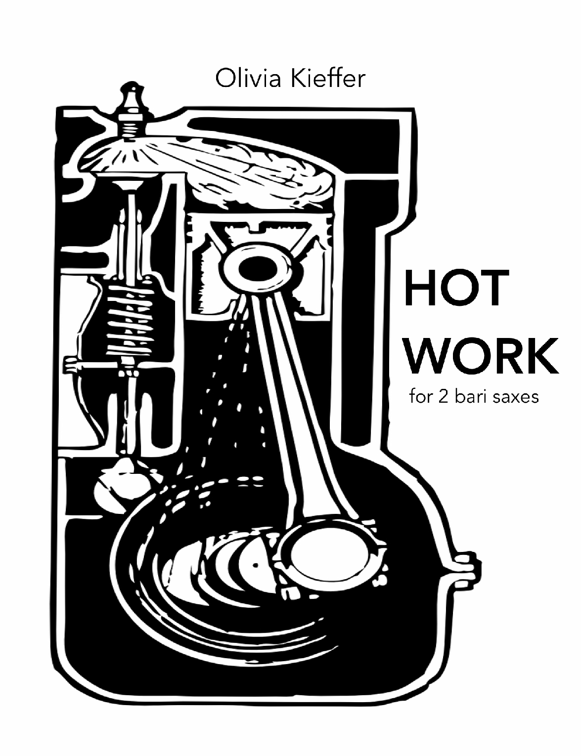 ホット・ワーク（オリヴィア・キーファー）（バリトンサックス二重奏）【Hot Work】