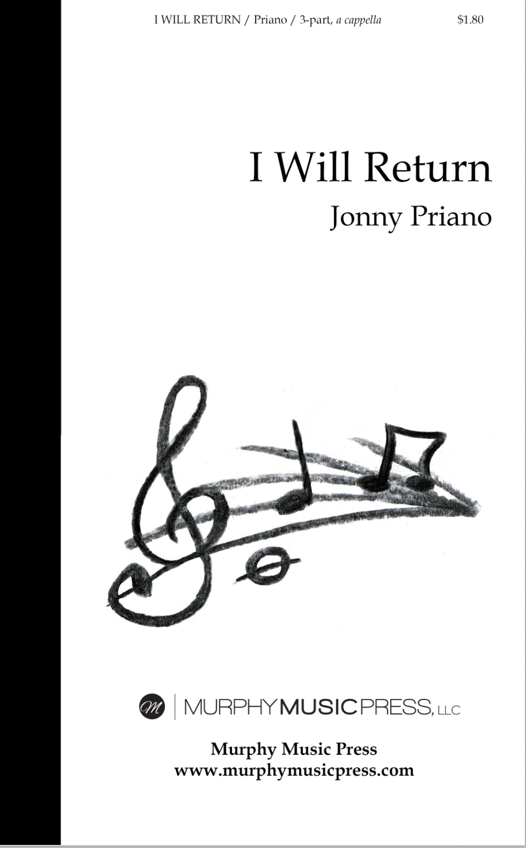 I Will Return (3 Part A Cappella) by Jonny Priano