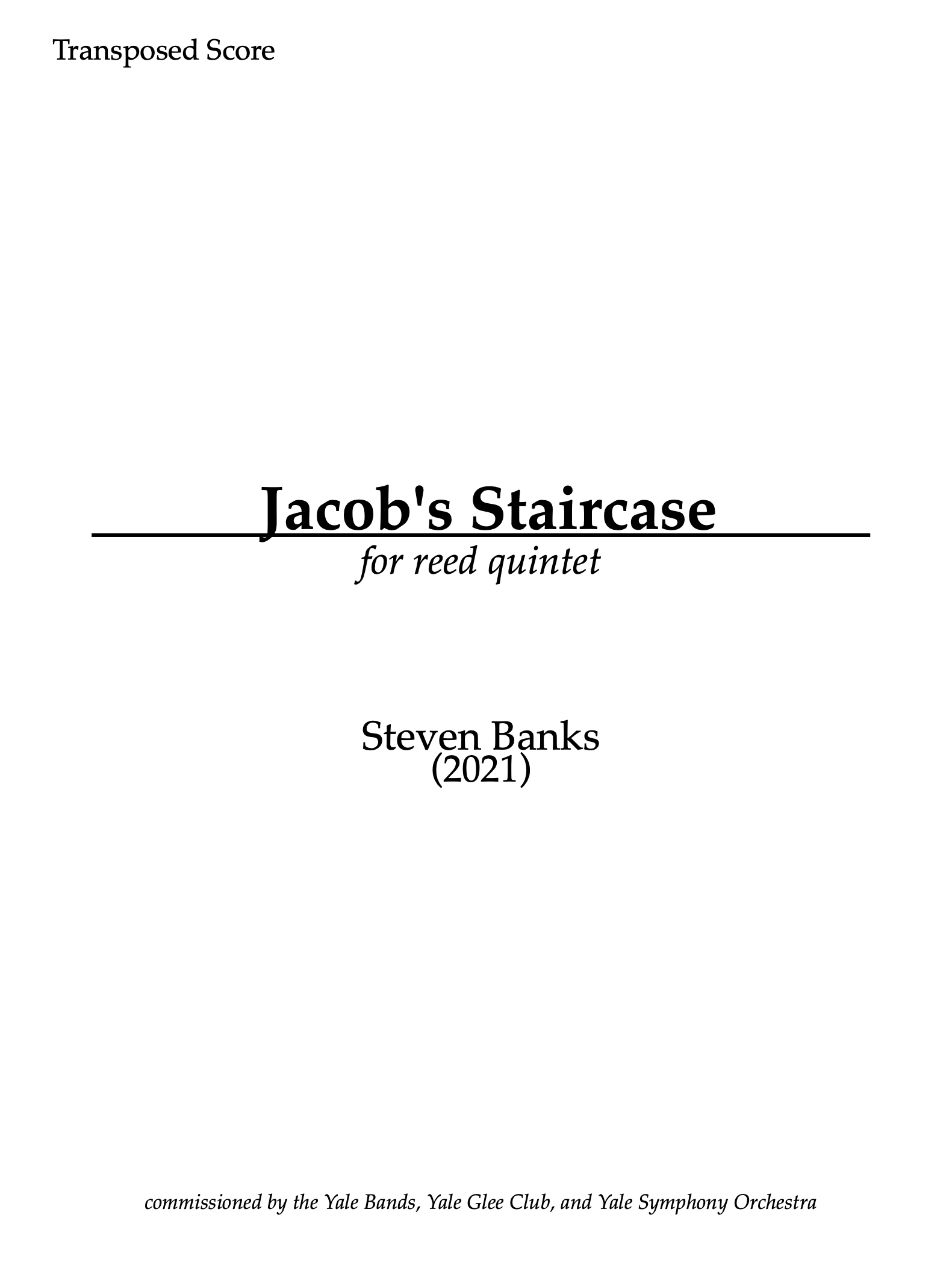 Jacob's Staircase (PDF Version) by Steven Banks