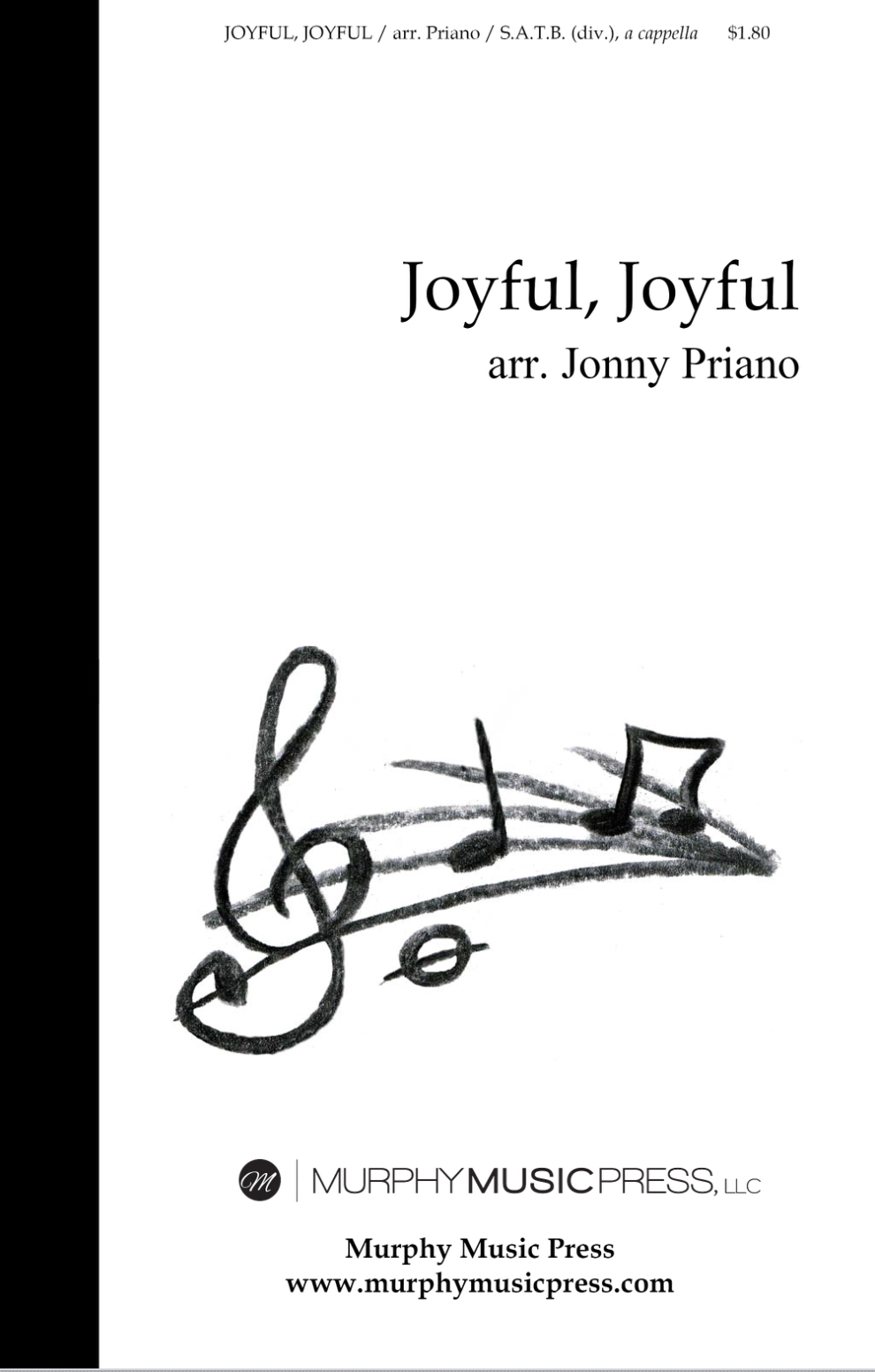 Joyful, Joyful (SATB A Cappella) by Jonny Priano