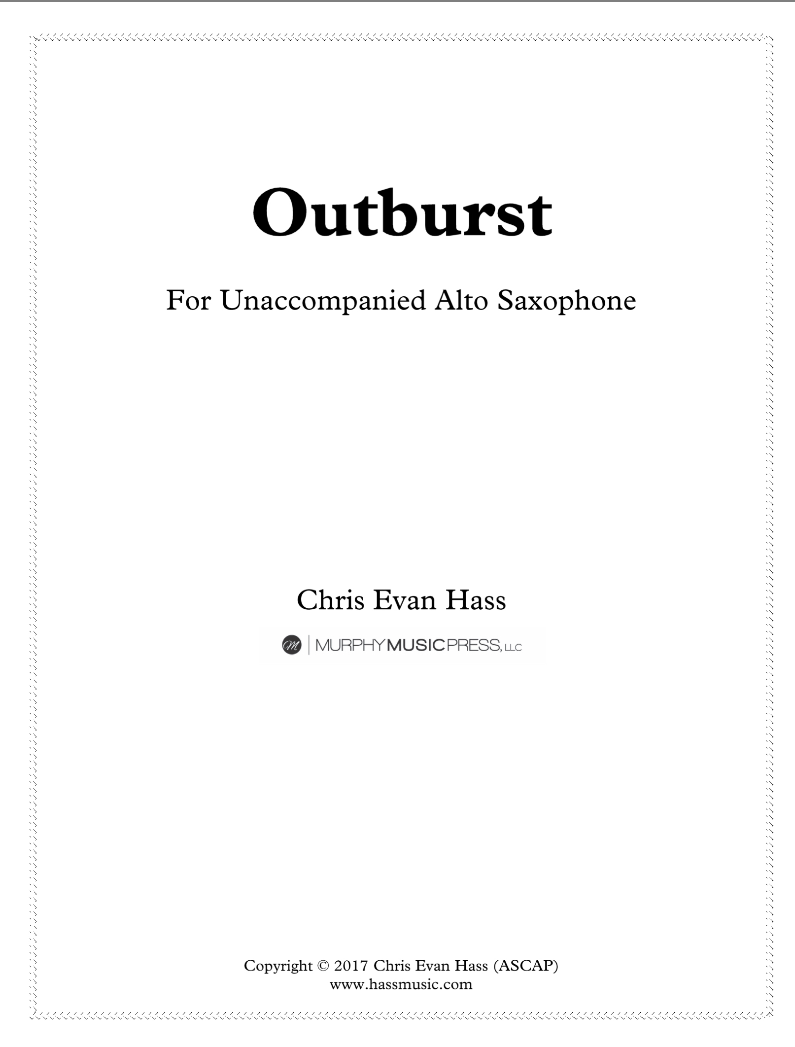 Outburst by Chris Hass