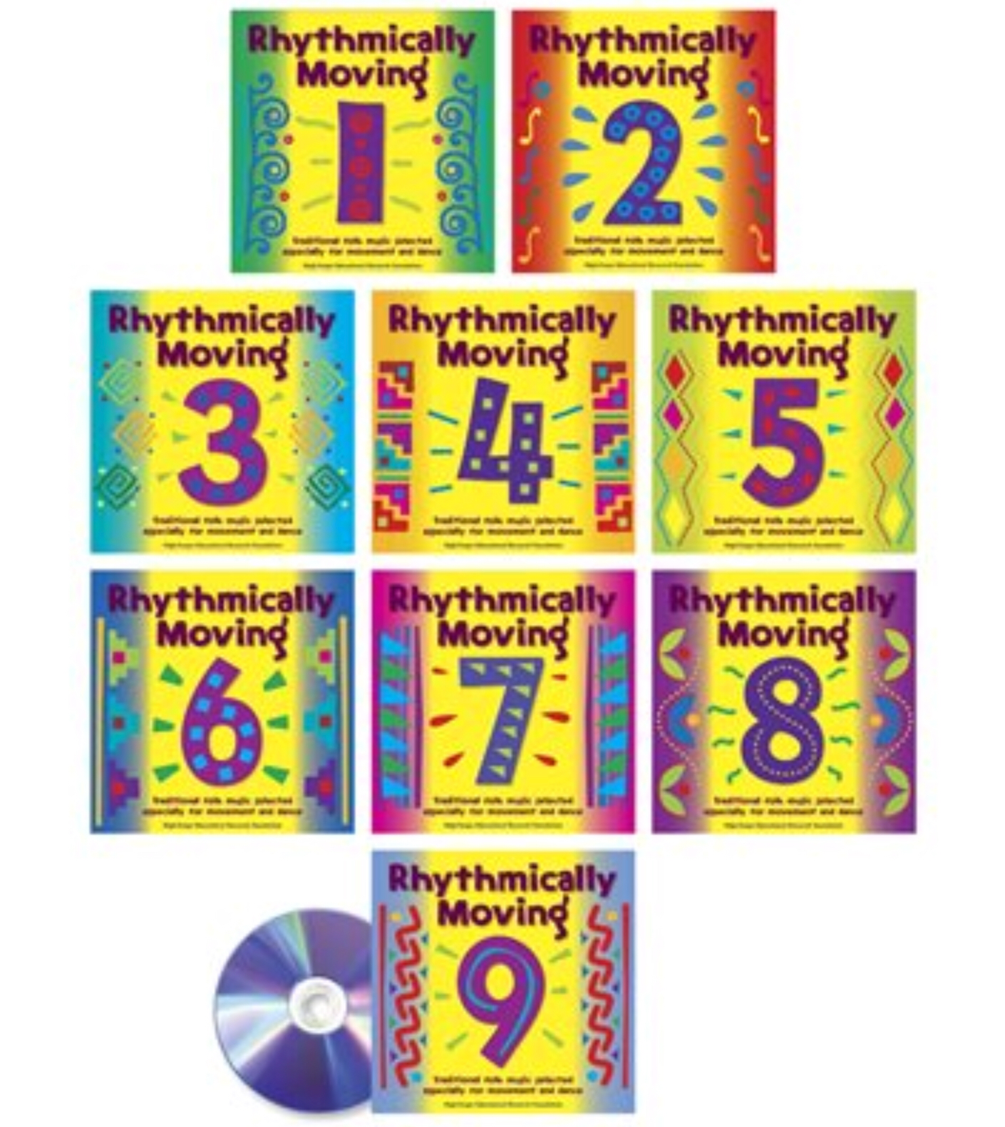 Rhythmically Moving, 9 CD Set by Highscope Publications