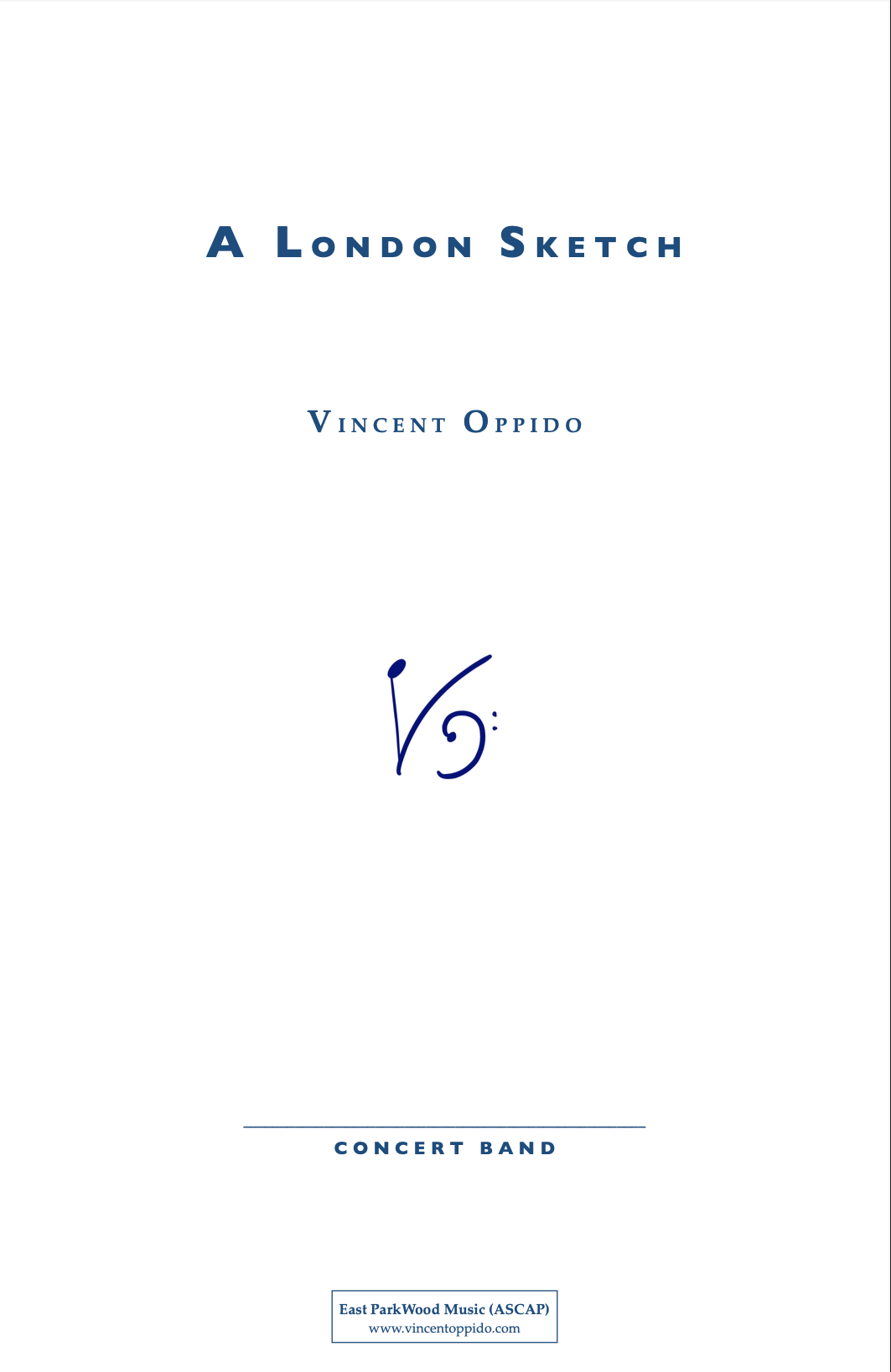 A London Sketch (Band Version Score Only) by Vincent Oppido