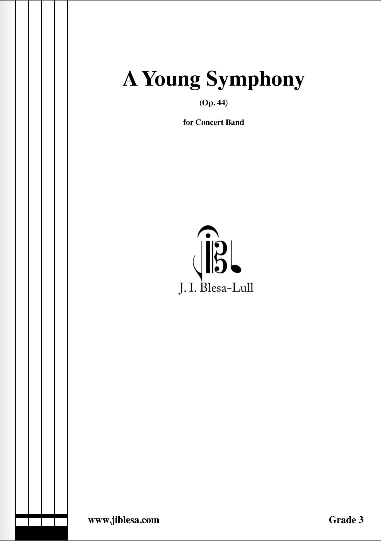 A Young Symphony (Score Only) by Jose Ignacio Blesa-Lull