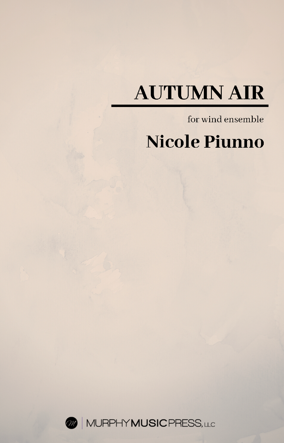 Autumn Air (score Only) by Nicole Piunno 