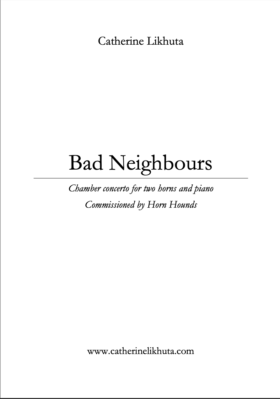 Bad Neighbours by Catherine Likhuta