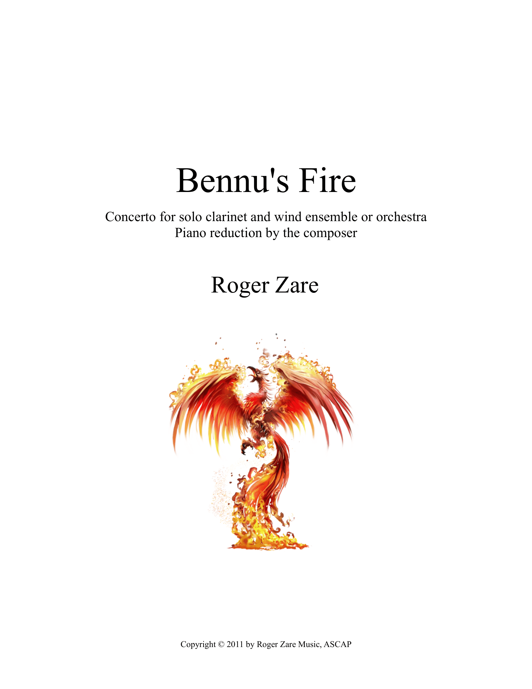 Bennu's Fire by Roger Zare