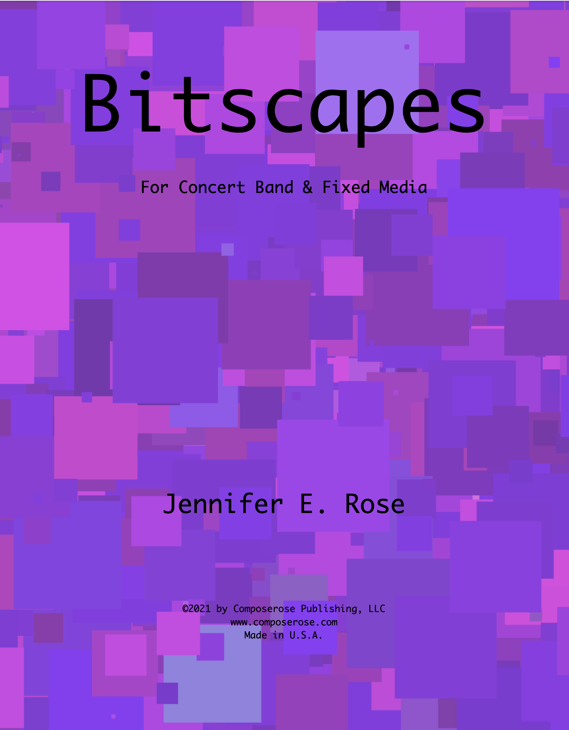 Bitscapes (Score Only) by Jennifer Rose