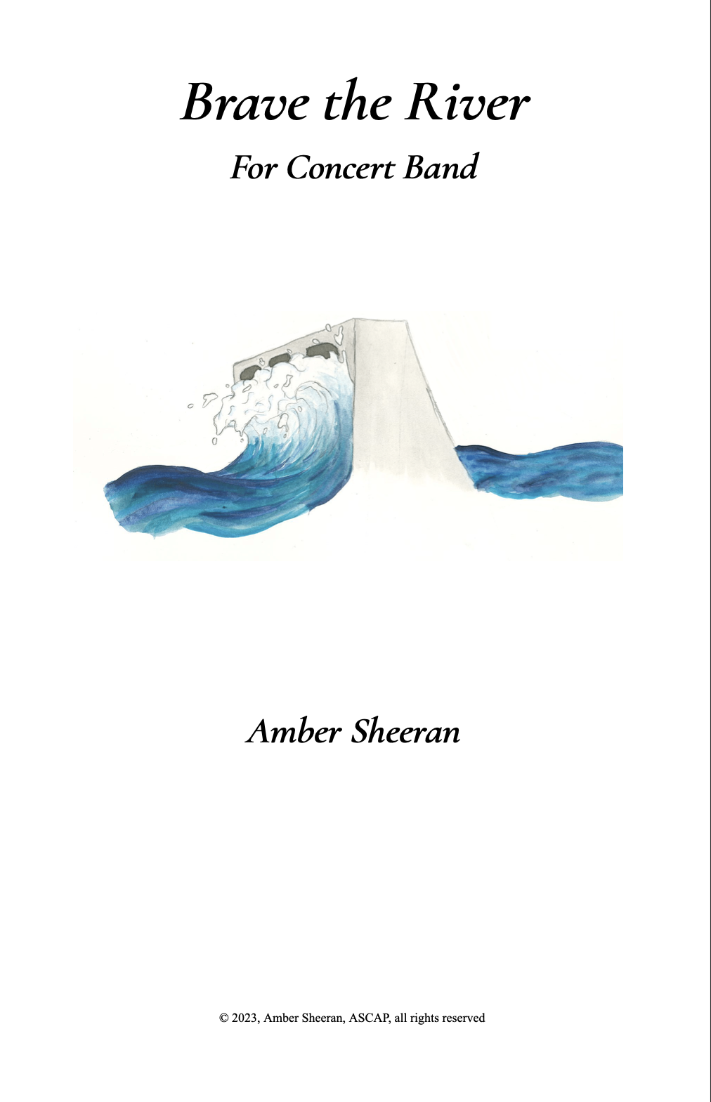 Brave The River (Score Only) by Amber Sheeran