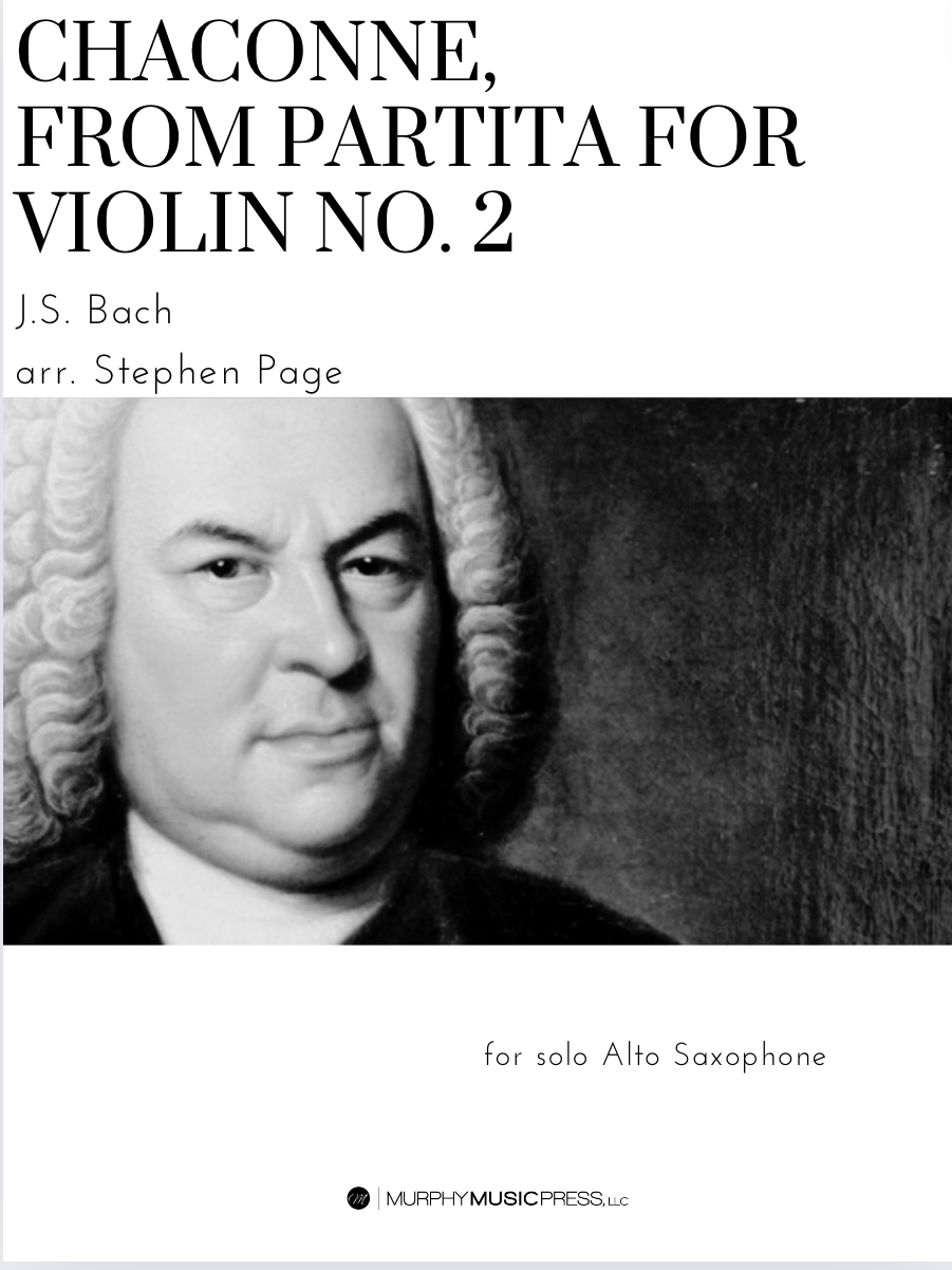 Chaconne From Partita For Violin No. 2 by Johann Sebastian Bach arr. Stephen Page