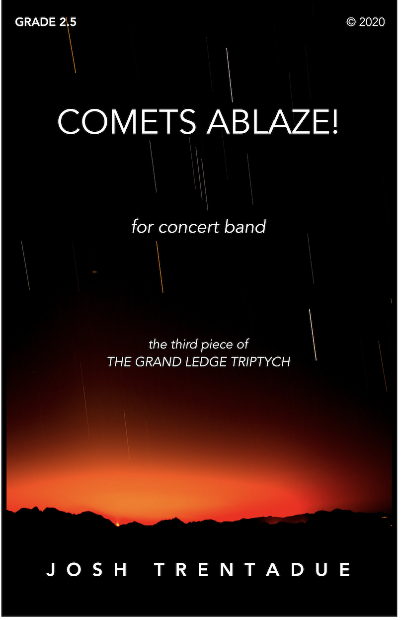 Comets Ablaze! (Score Only) by Josh Trentadue