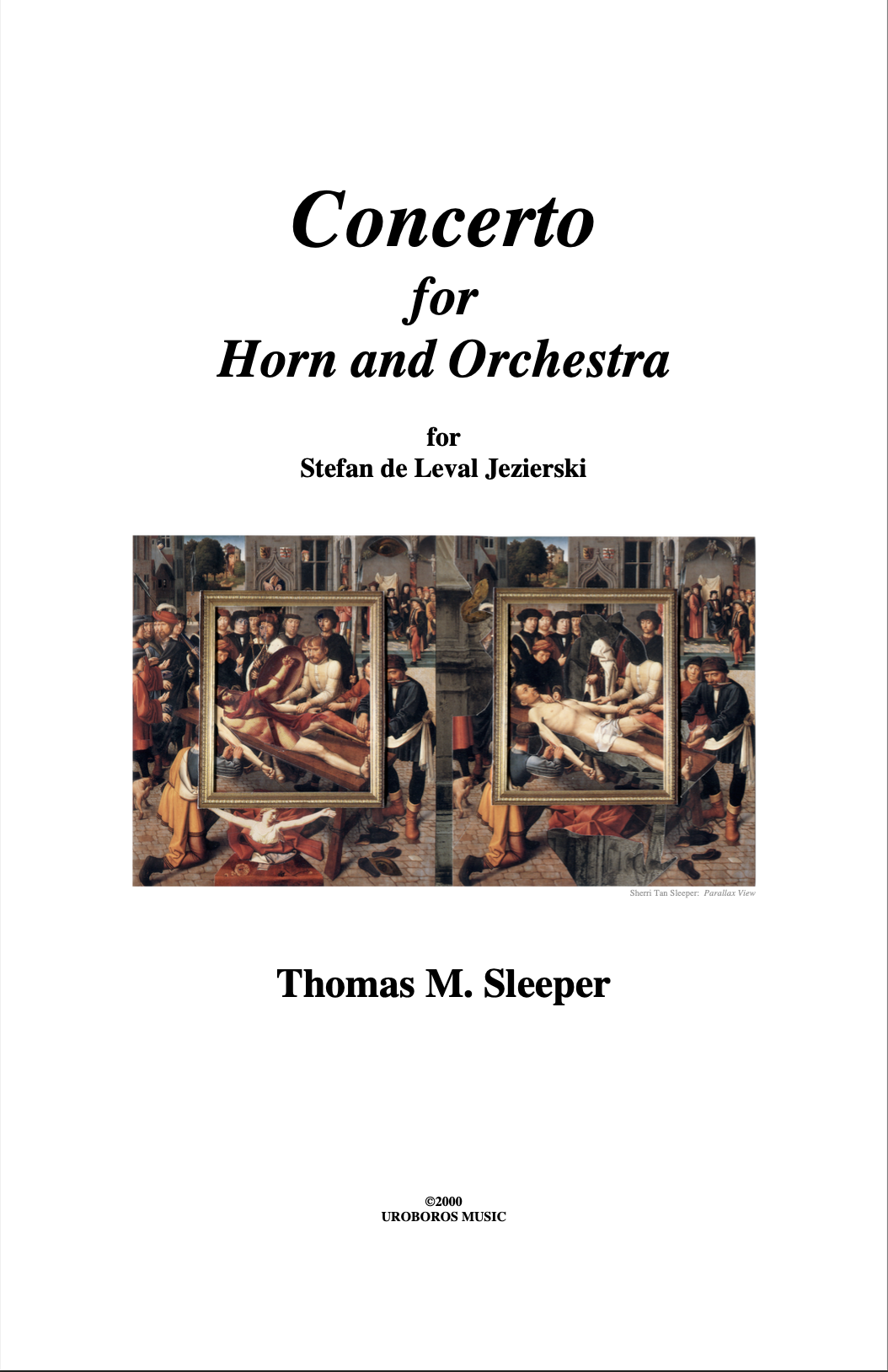 Concerto For Horn And Orchestra by Thomas Sleeper
