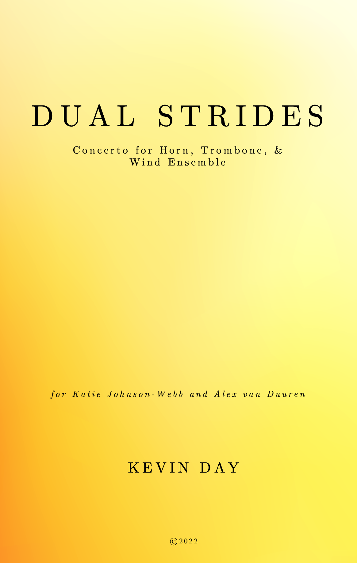 Dual Strides (Rehearsal Pack) by Kevin Day
