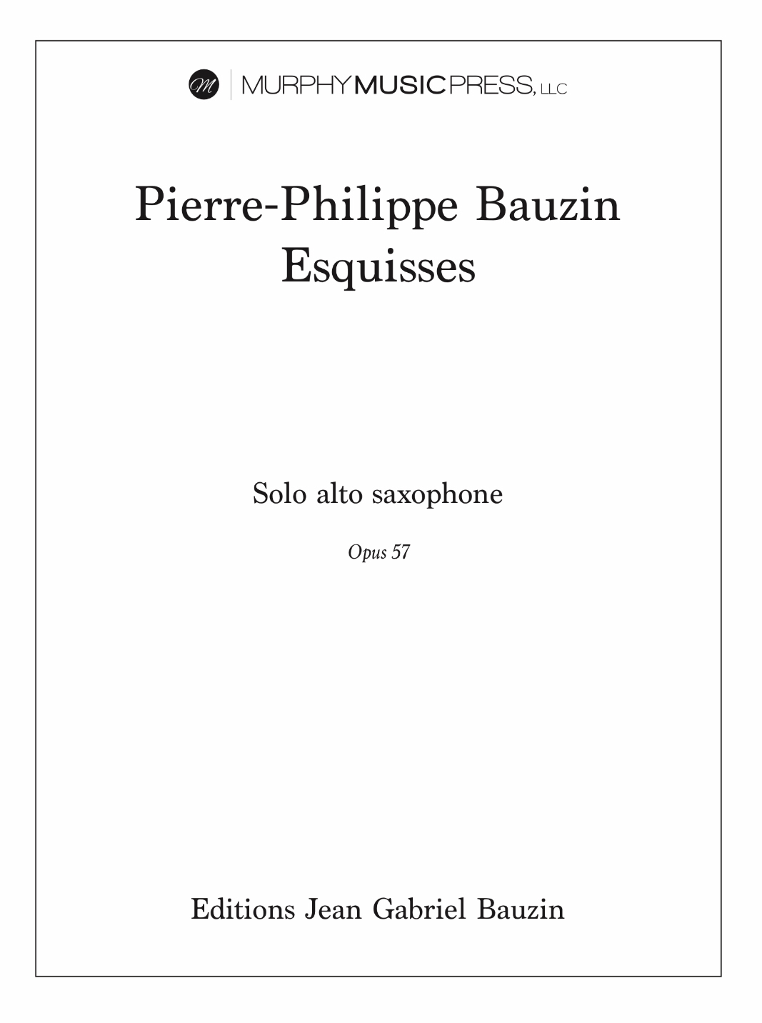 Esquisses: Leggierissimo by Pierre-Philippe Bauzin