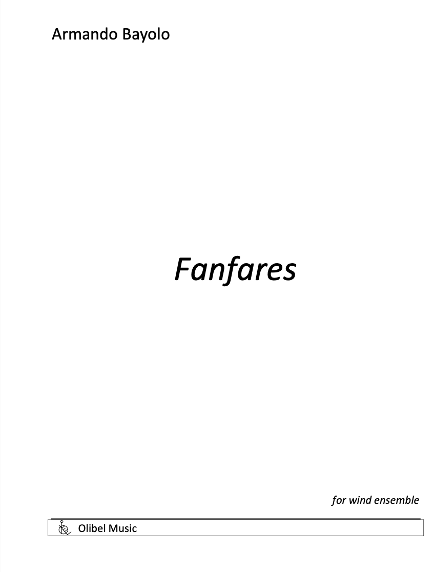 Fanfares (Score Only) by Armando Baayolo