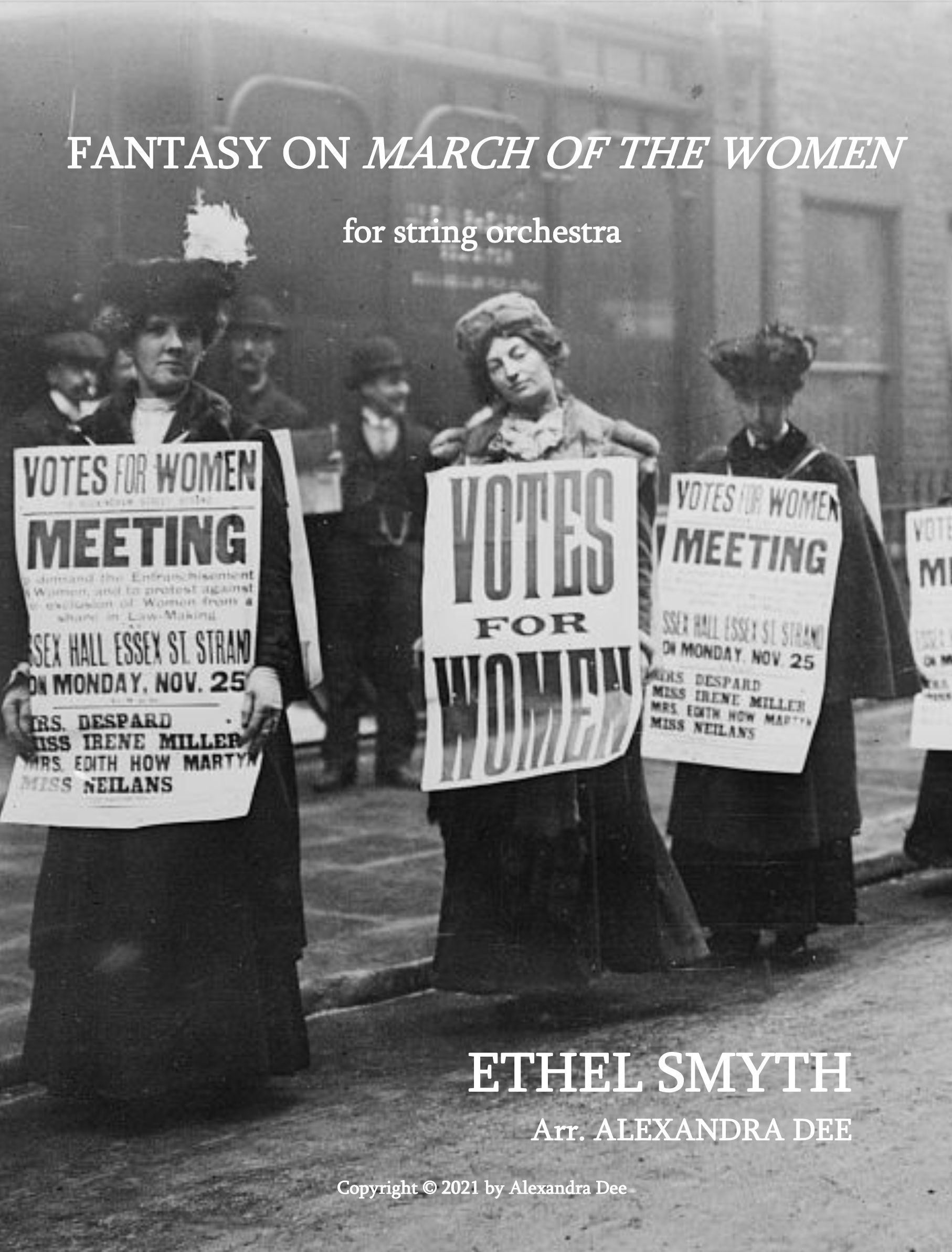 Fantasy On March Of The Women (Score Only) by Ethel Smyth, arr. Dee