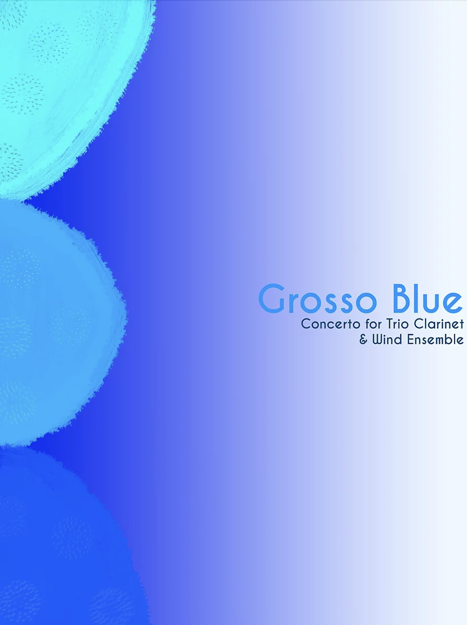 Grosso Blue (Score Only) by Katahj Copley