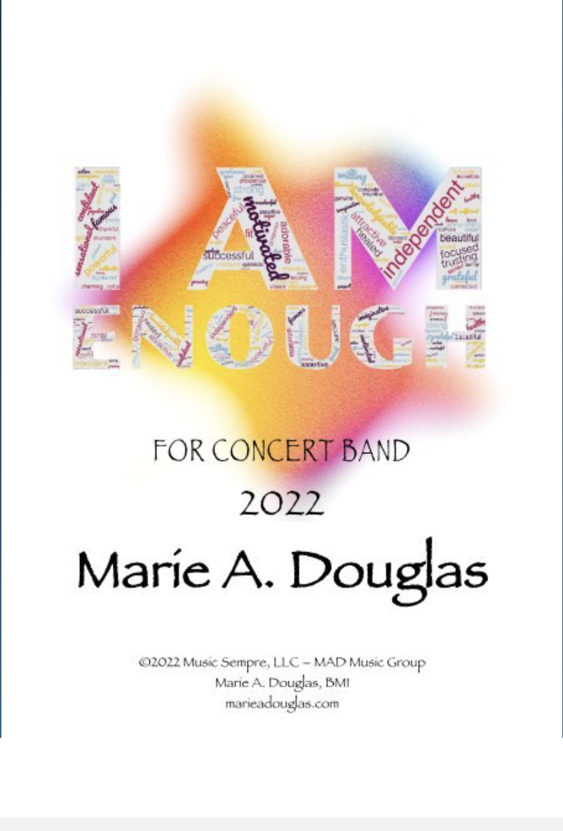 I Am Enough (Score Only) by Marie Douglas