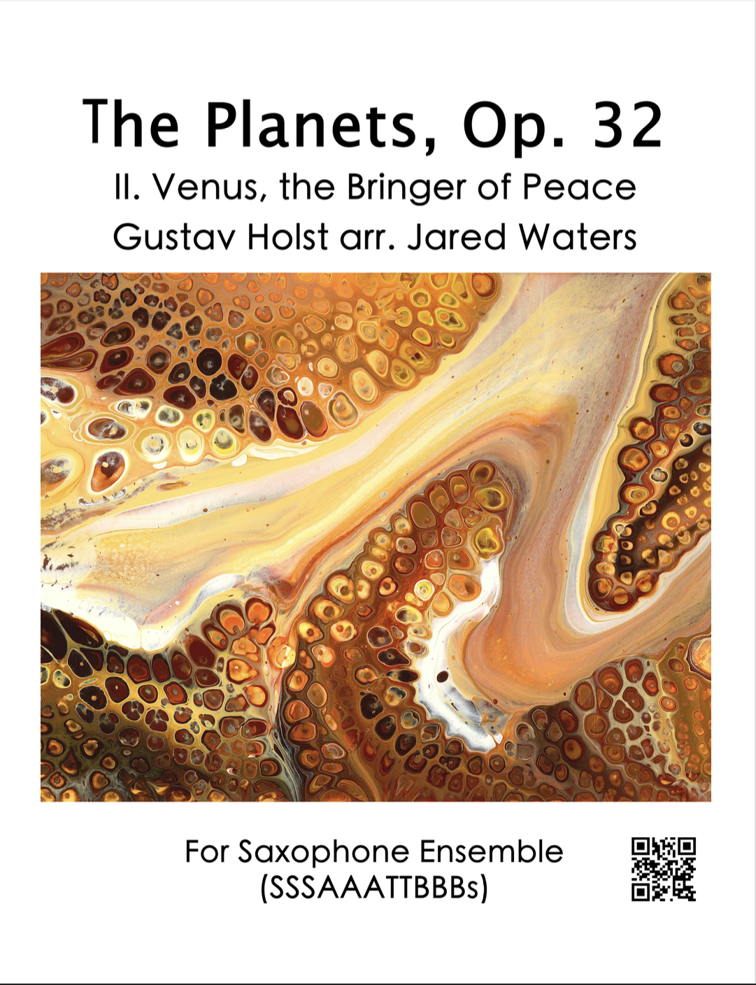 II. Venus, The Bringer Of Peace (PDF Version) by Gustav Holst, arr. Jared Waters