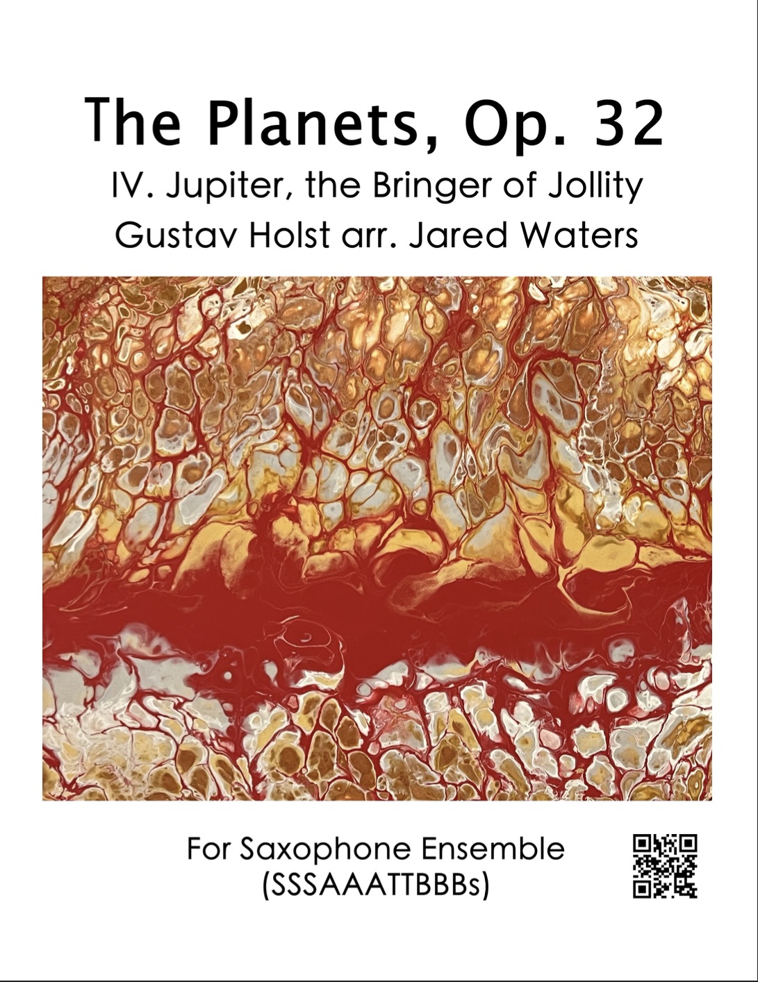 IV. Jupiter, The Bringer Of Jollity (PDF Version) by Gustav Holst, arr. Jared Waters