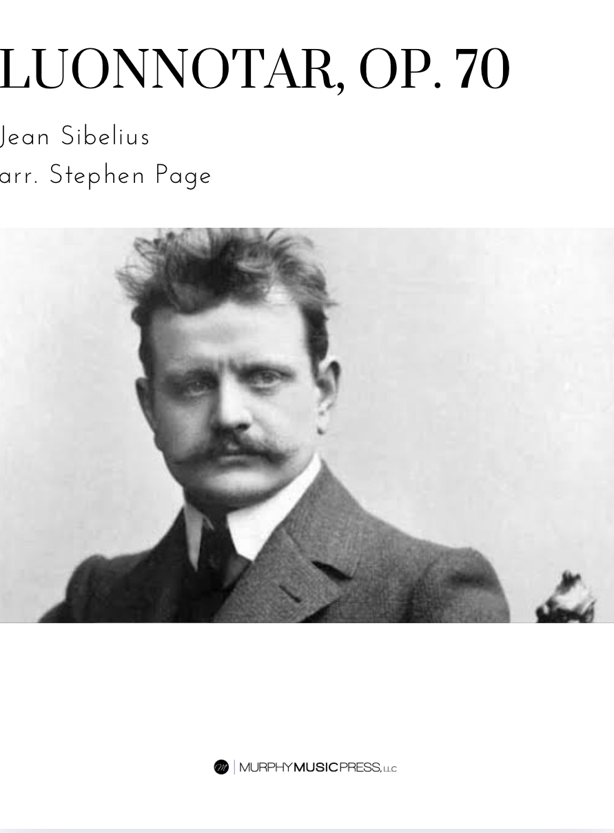 Luonnotar (Solo Part Only) by Sibelius, arr. Stephen Page