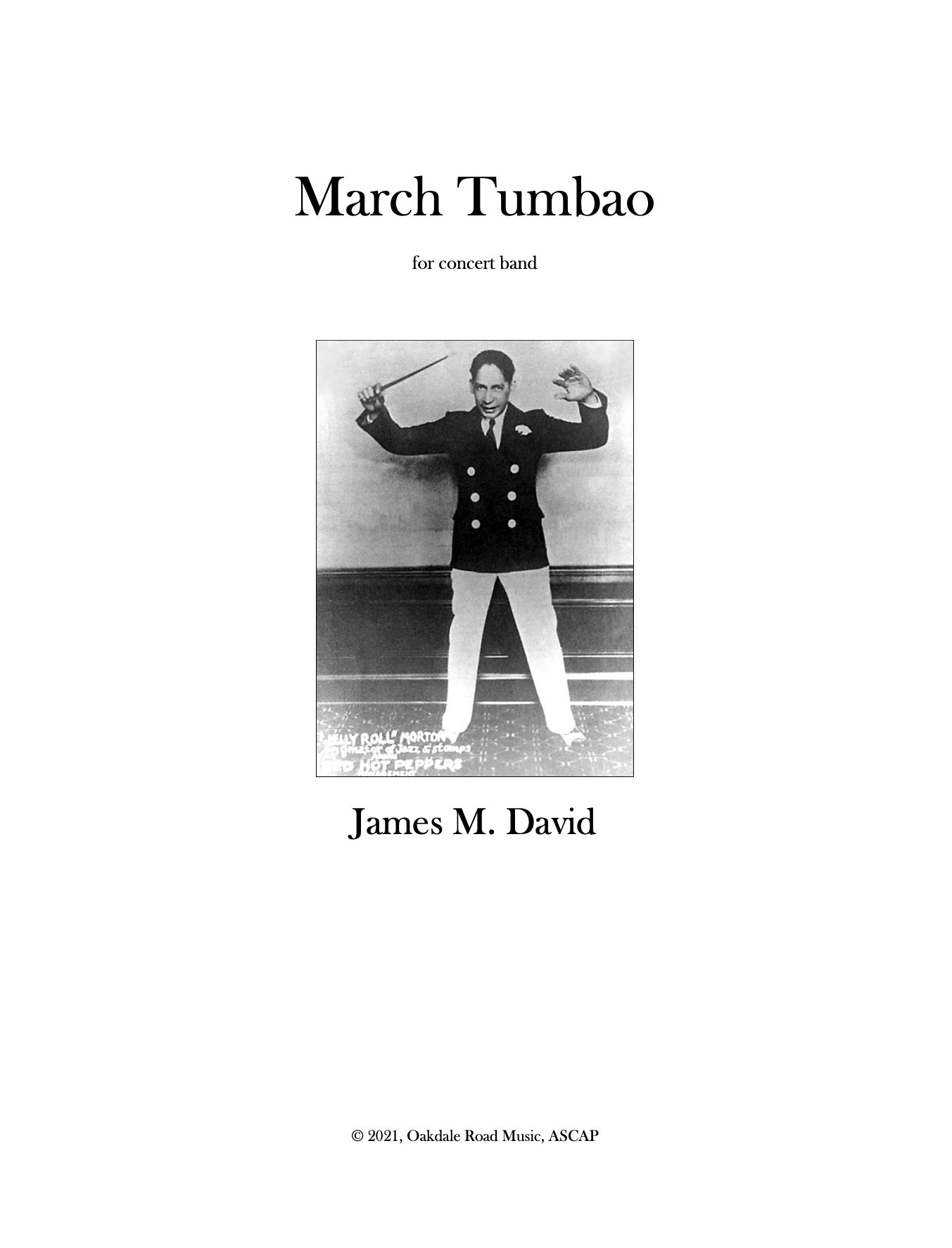 March Tumbao Score Ony (Version For Full Band) by James David