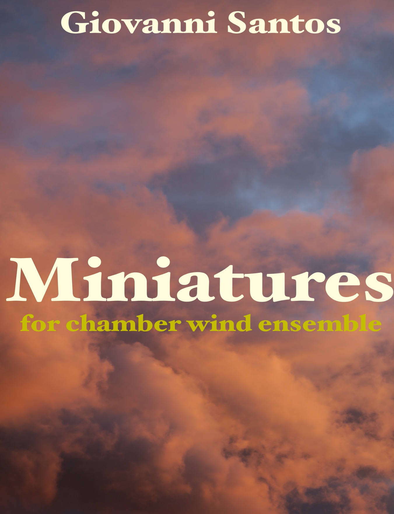 Miniatures (Score Only) by Giovanni Santos