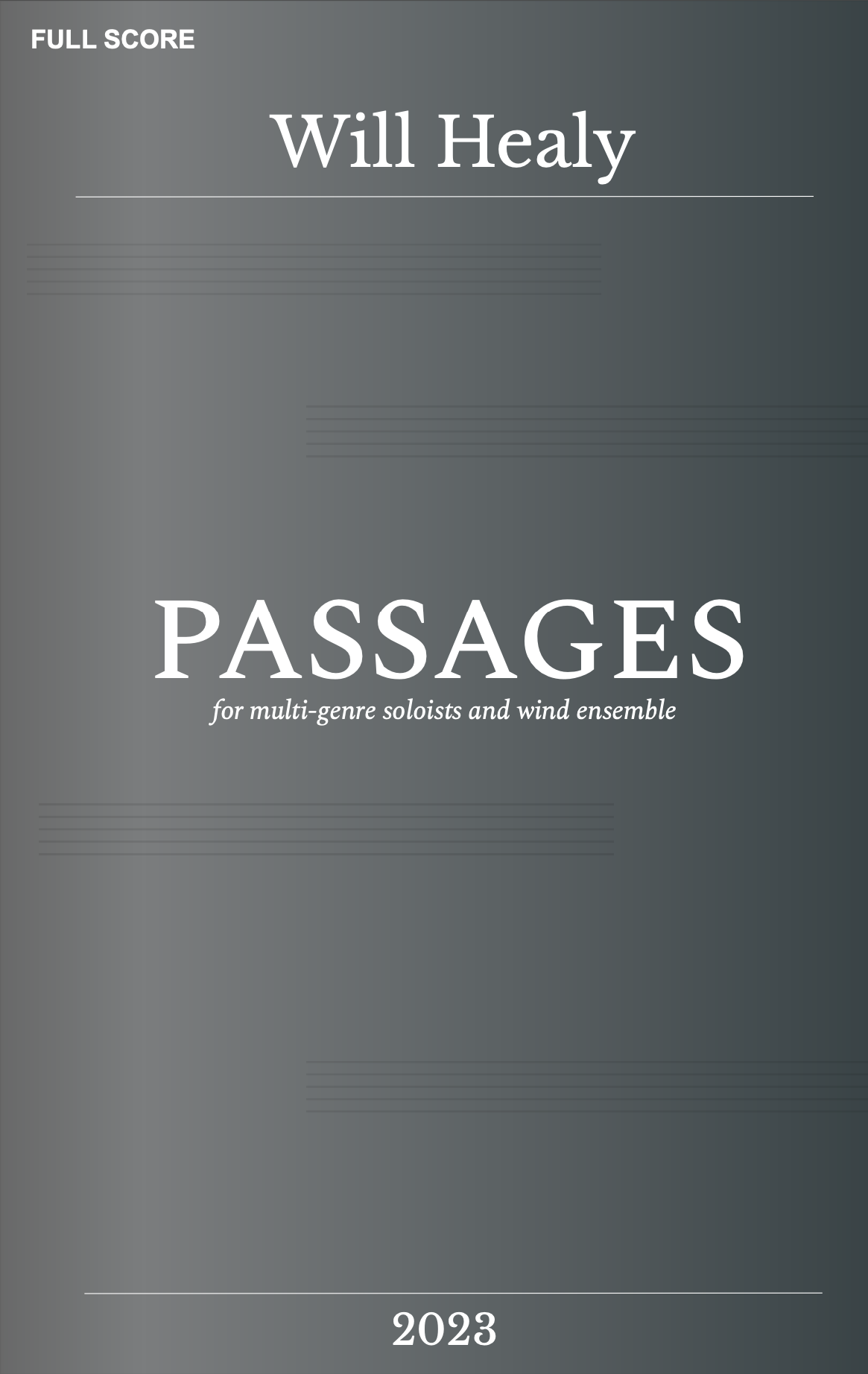 Passages (parts Rental Only) by Will Healy