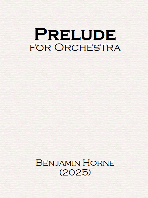 Prelude by Benjamin Horne