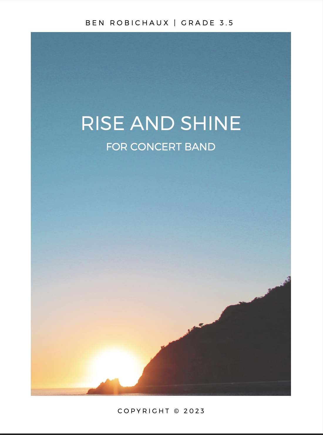 Rise And Shine (Score Only) by Ben Robichaux