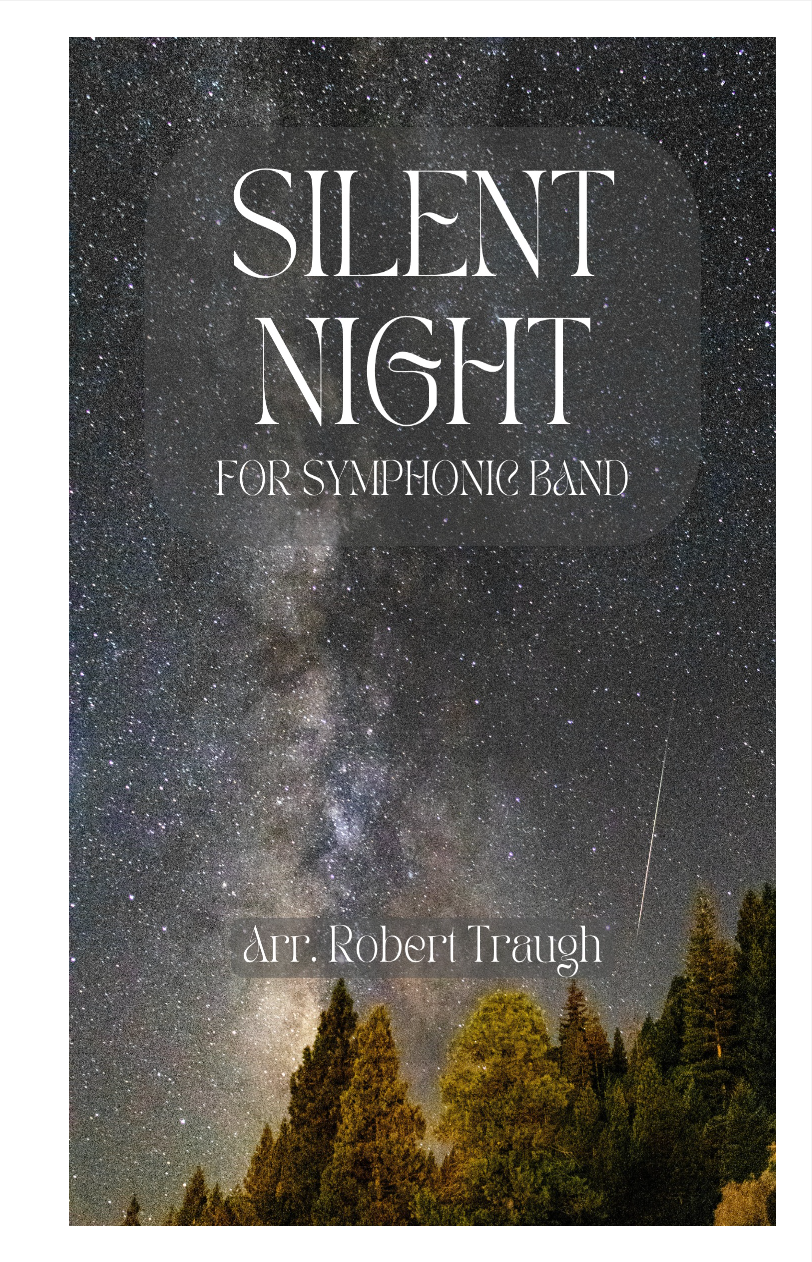 Silent Night (Score Only) by arr. Robert Traugh