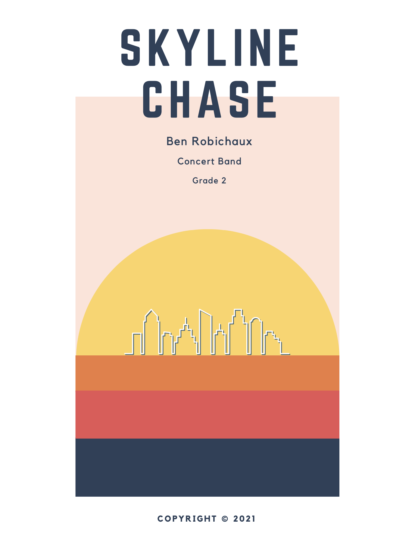 Skyline Chase (Score Only) by Ben Robichaux
