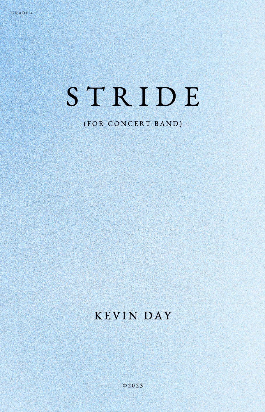 Stride (Score Only) by Kevin Day