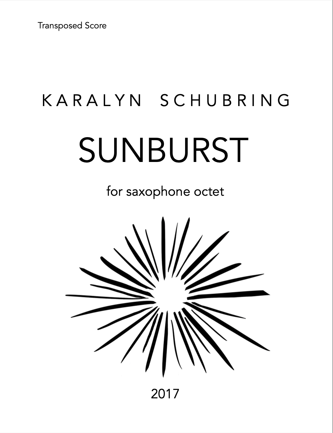 Sunburst by Karalyn Schubring