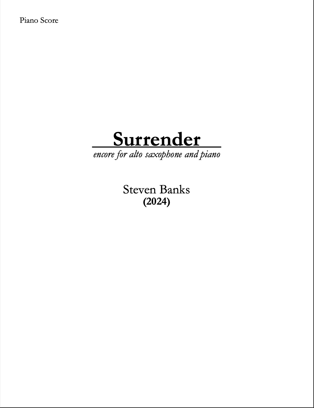 Surrender (PDF Version) by Steven Banks
