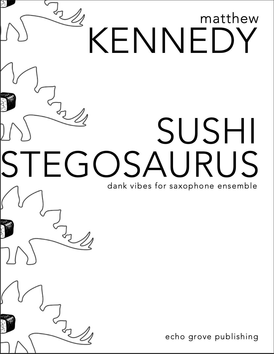 Sushi Stegosaurus by Matthew Kennedy