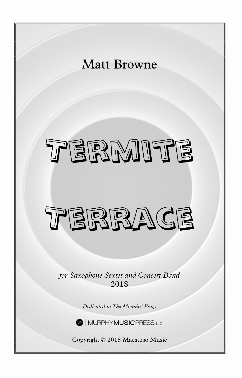 Termite Terrace (score Only) by Matthew Browne 