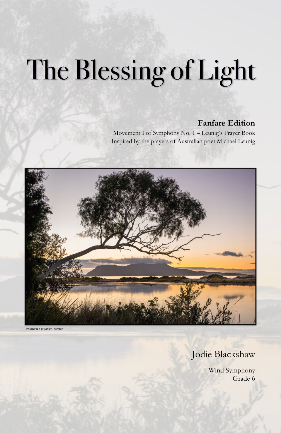 The Blessing Of Light (Score Only) by Jodie Blackshaw