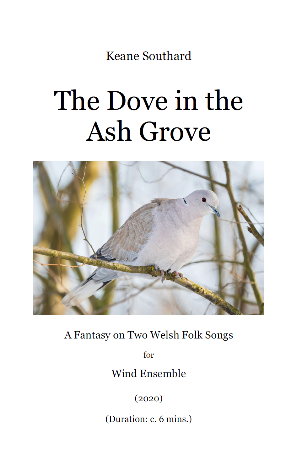 The Dove In The Ash Grove (Score Only) by Keane Southard