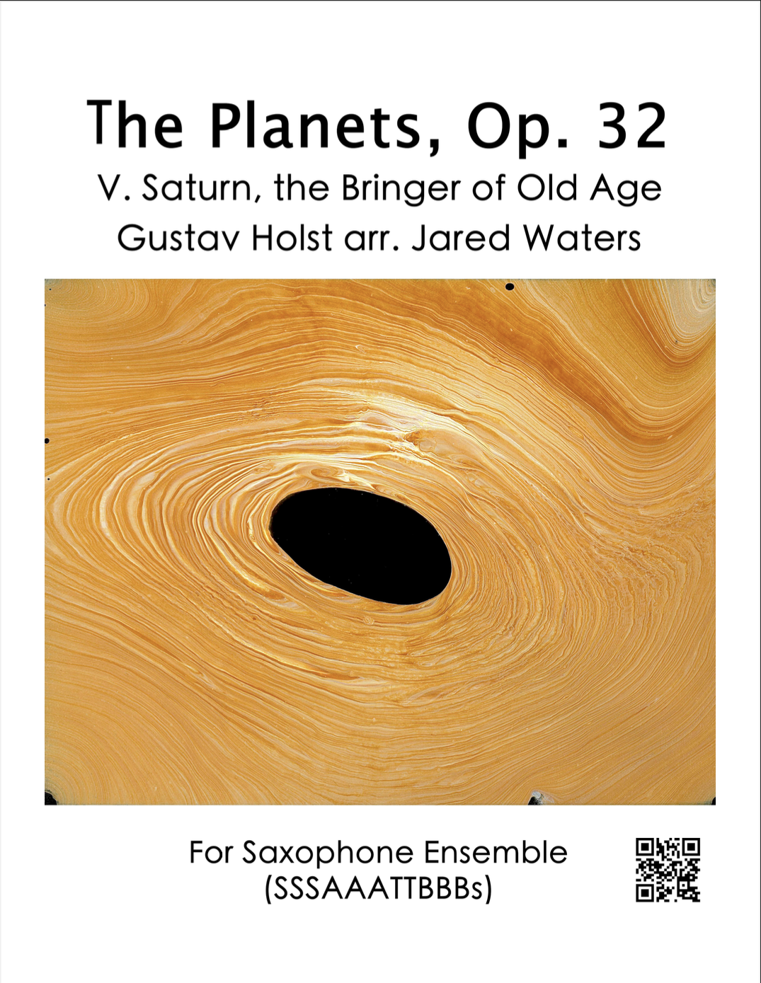 V. Saturn, The Bringer Of Old Age (PDF Version) by Gustav Holst, arr. Jared Waters