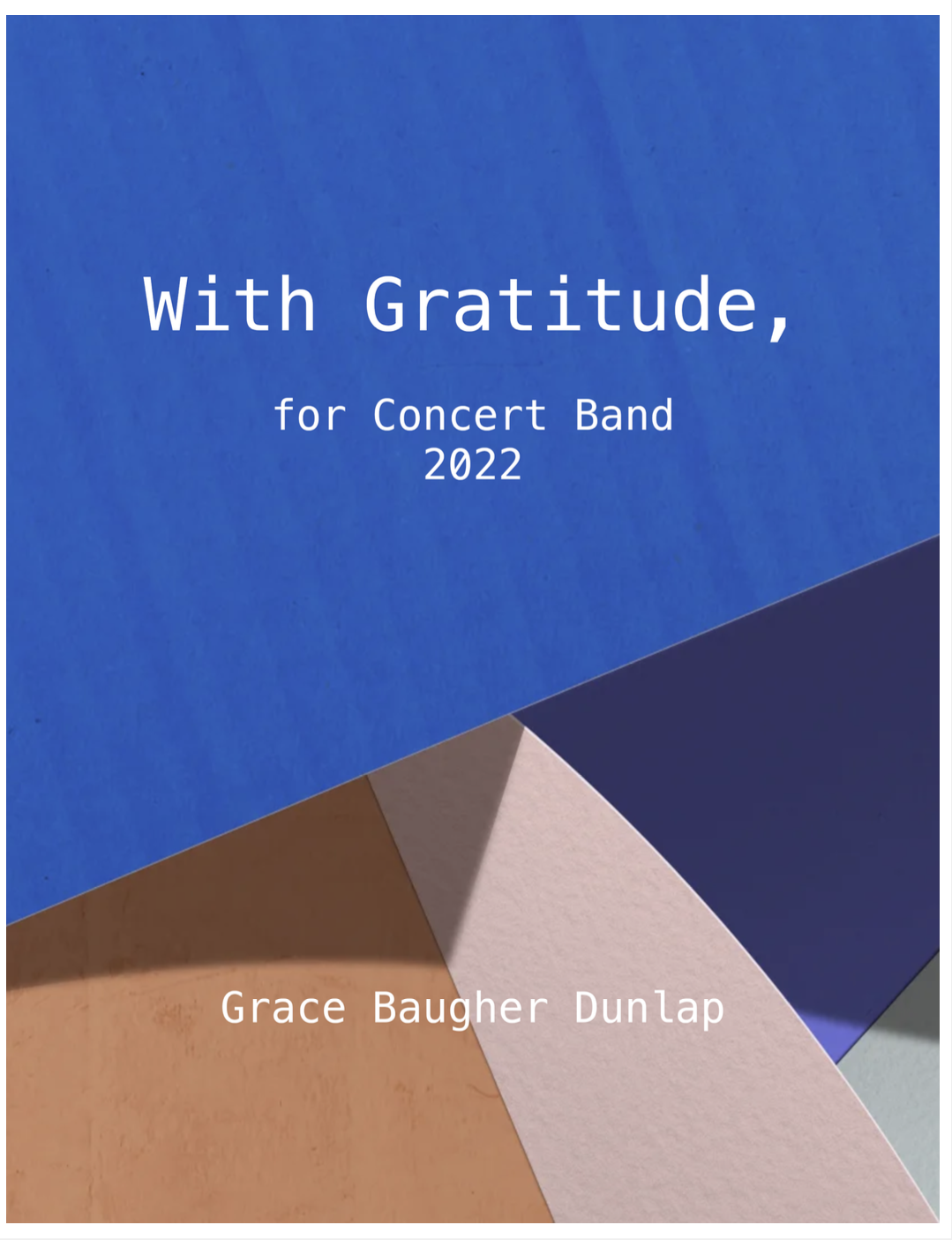 With Gratitude, by Grace Baugher