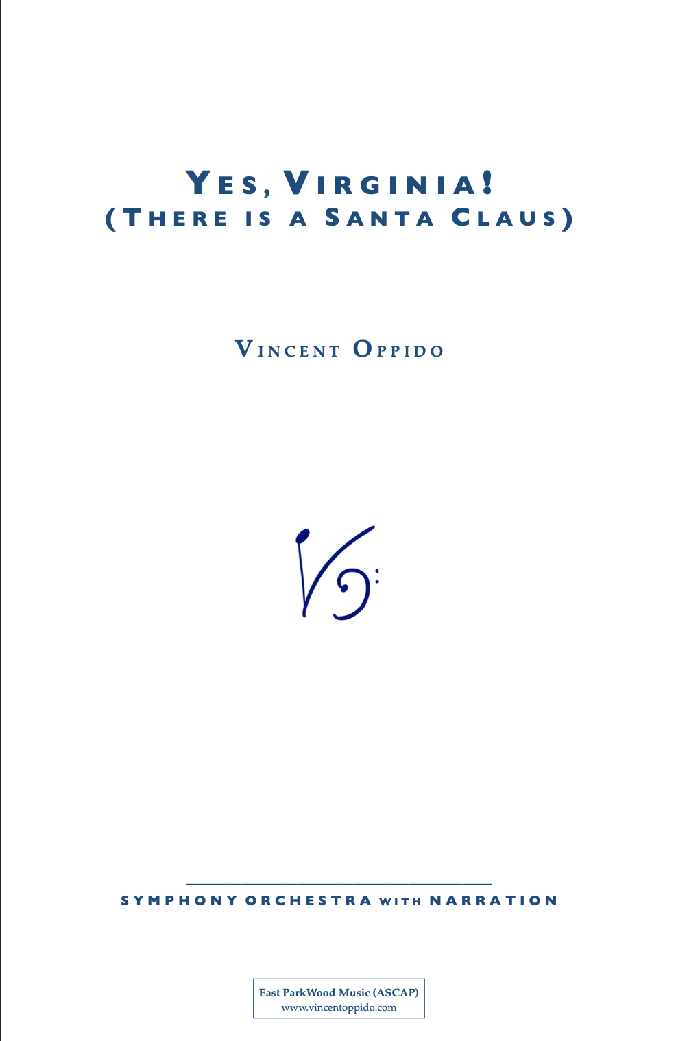Yes, Virginia (There Is A Santa Claus) (Parts Rental Only) by Vincent Oppido