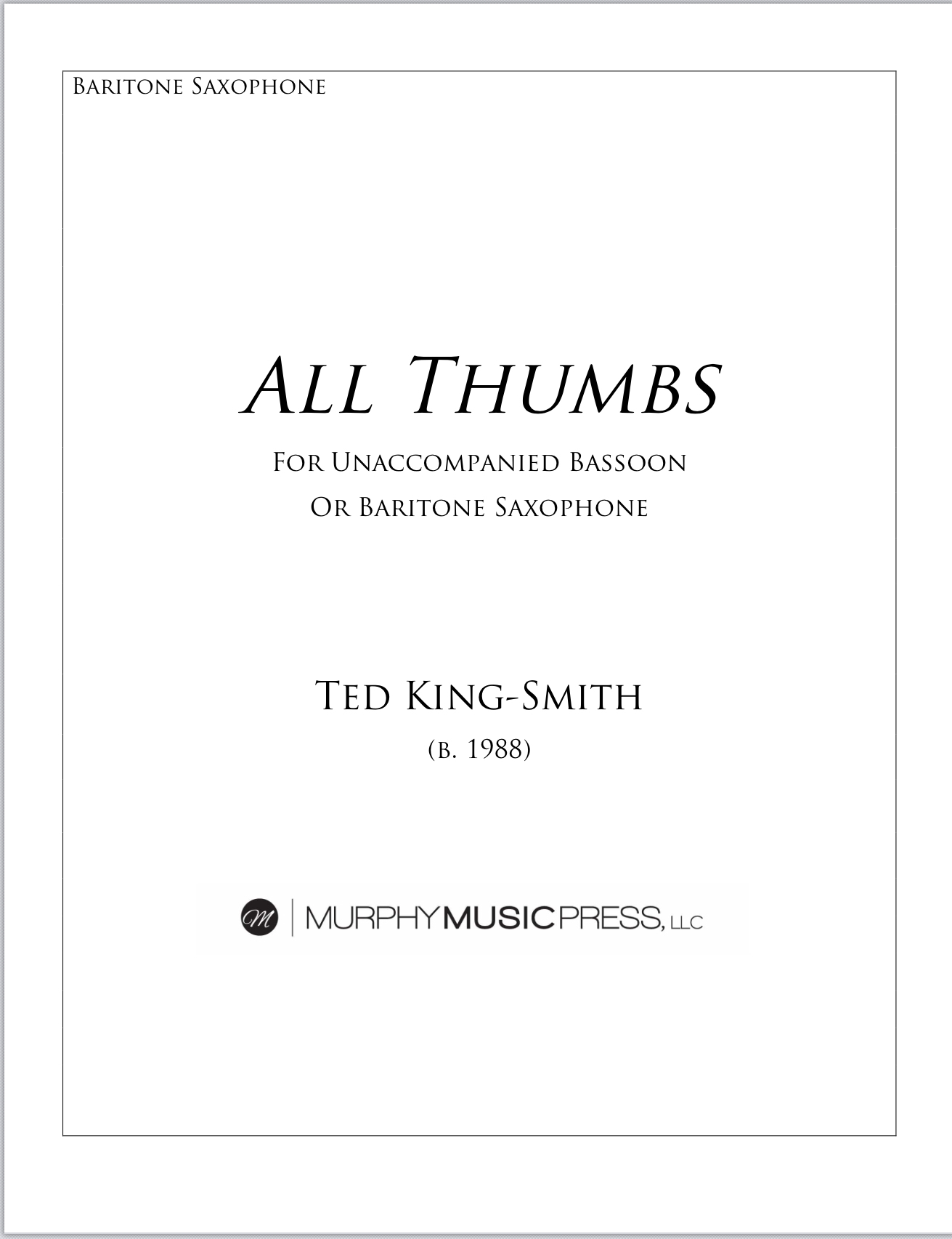 All Thumbs by Ted King Smith