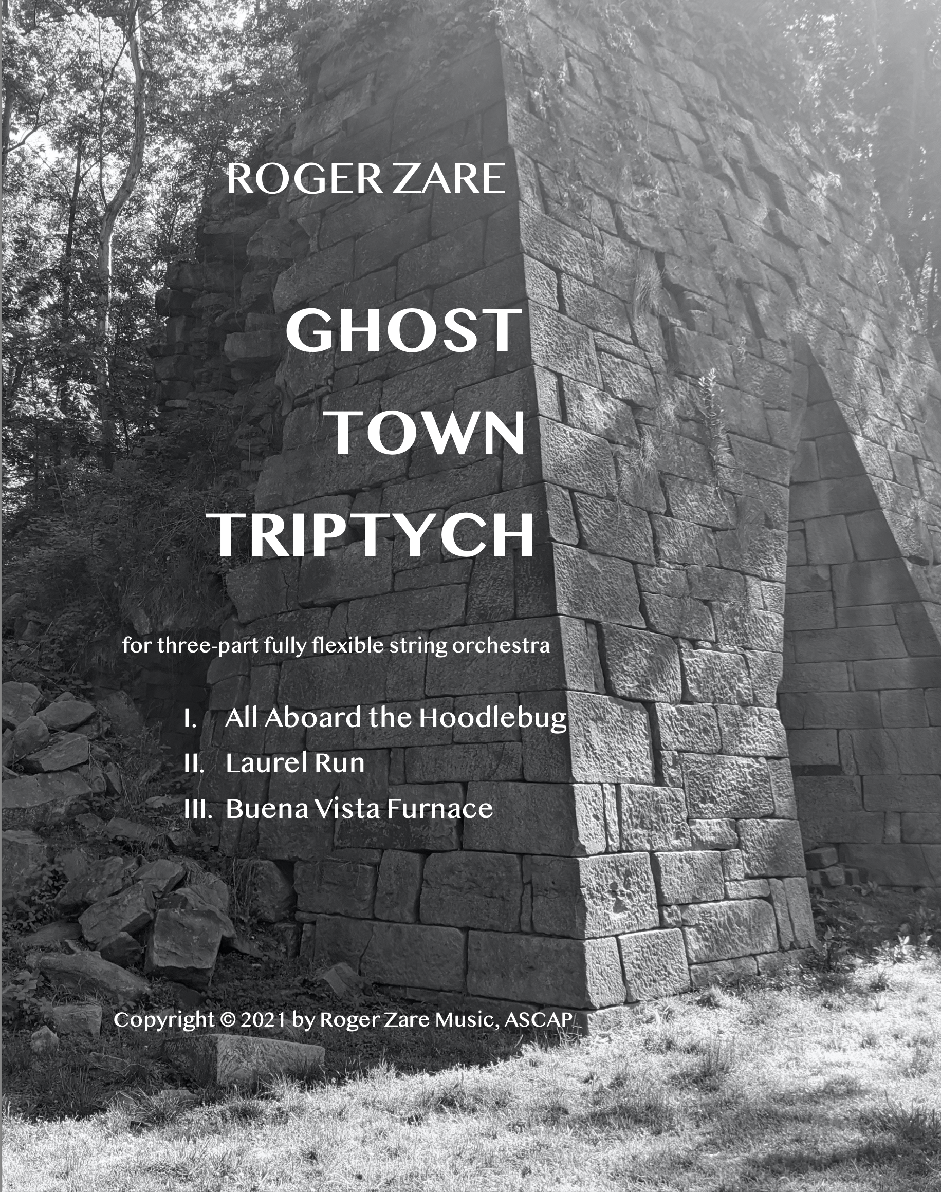 Ghost Town Triptych (Flexible String Version) by Roger Zare