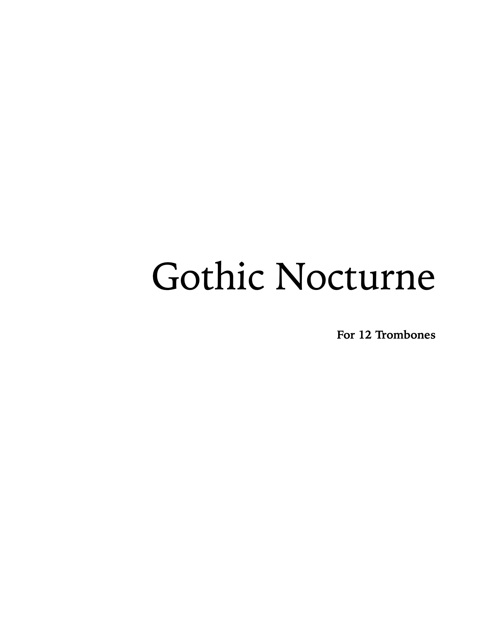 Gothic Nocturne by Jack Wilds