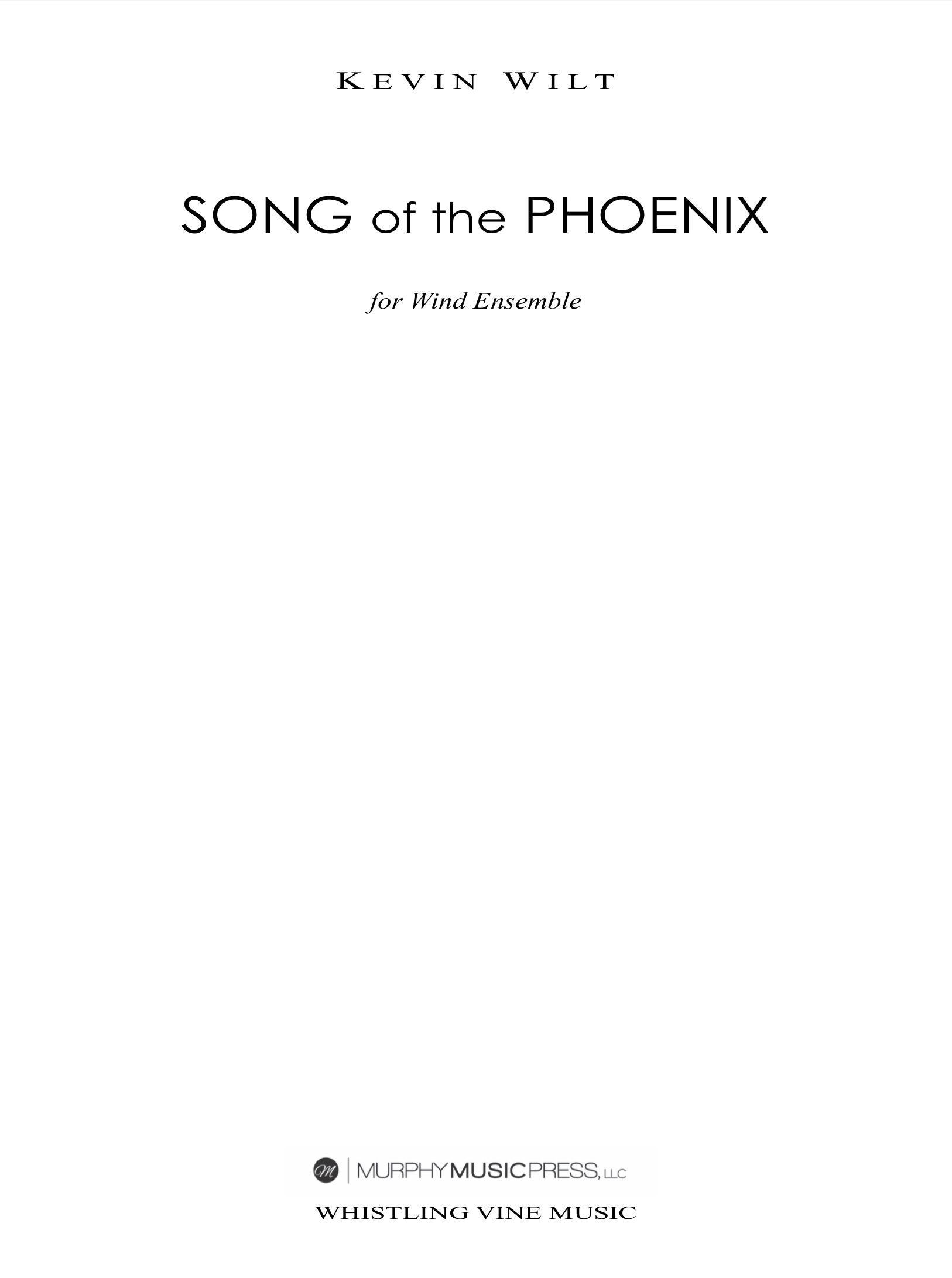 Song Of The Phoenix (Parts Rental Only) by Kevin Wilt