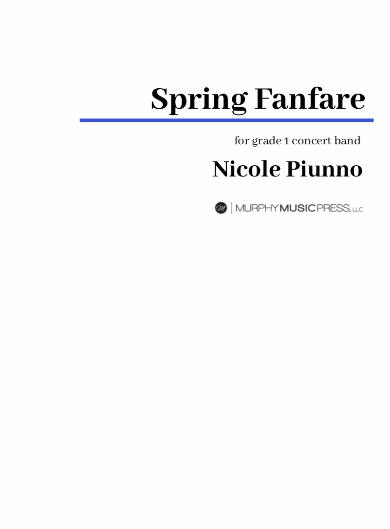 Spring Fanfare by Nicole Piunno